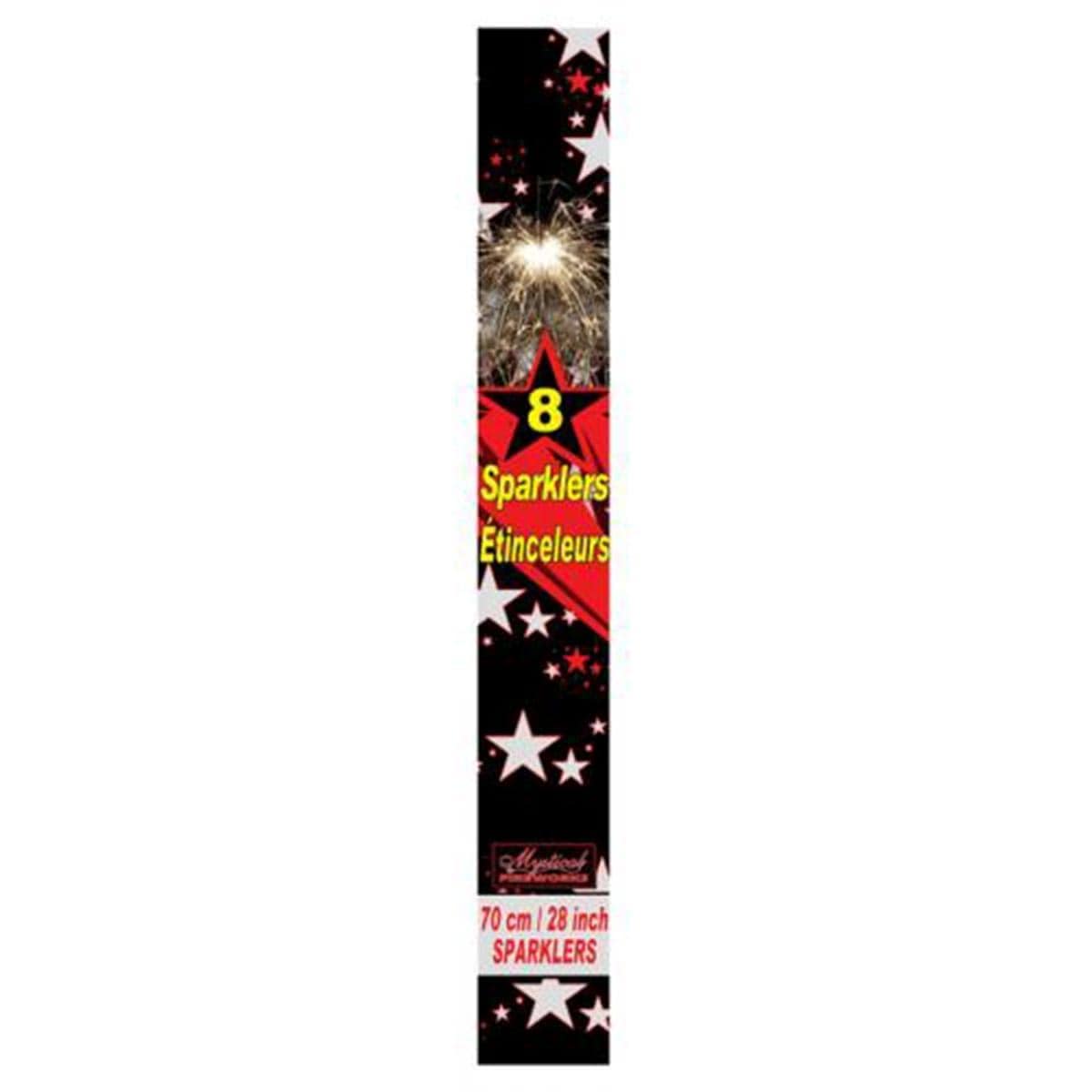 Buy Fireworks Sparklers 28 inches, 8 Count sold at Party Expert