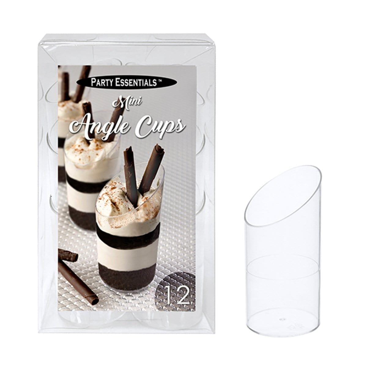 Buy Plasticware Mini Angle Cup 3 Oz.,  12 Count sold at Party Expert