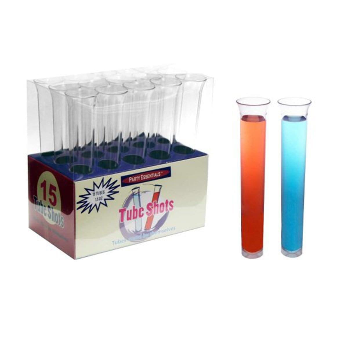 Buy Plasticware Tube Shot 1.5 Oz. 15 Count sold at Party Expert
