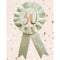 Buy Age Specific Birthday Rosette Badge Rose Gold - 30th sold at Party Expert