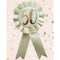Buy Age Specific Birthday Rosette Badge Rose Gold - 50th sold at Party Expert