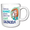 Buy Bachelorette Hommes silencieux mug sold at Party Expert