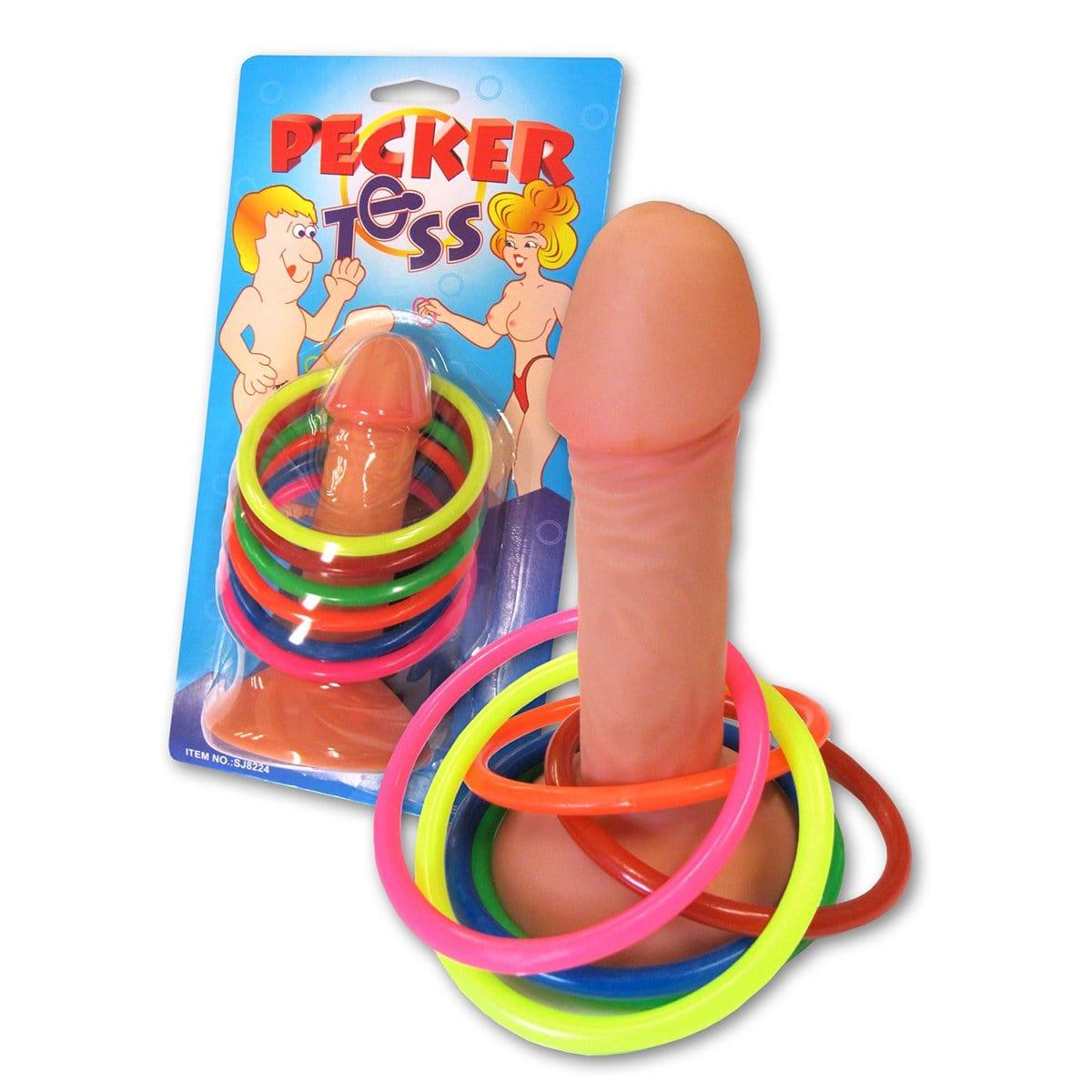 Buy Bachelorette Pecker ring toss game sold at Party Expert