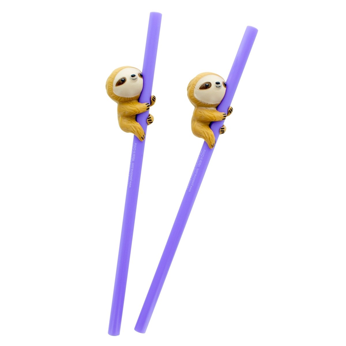 Reusable Sloth Straws, 2 Count – Party Expert