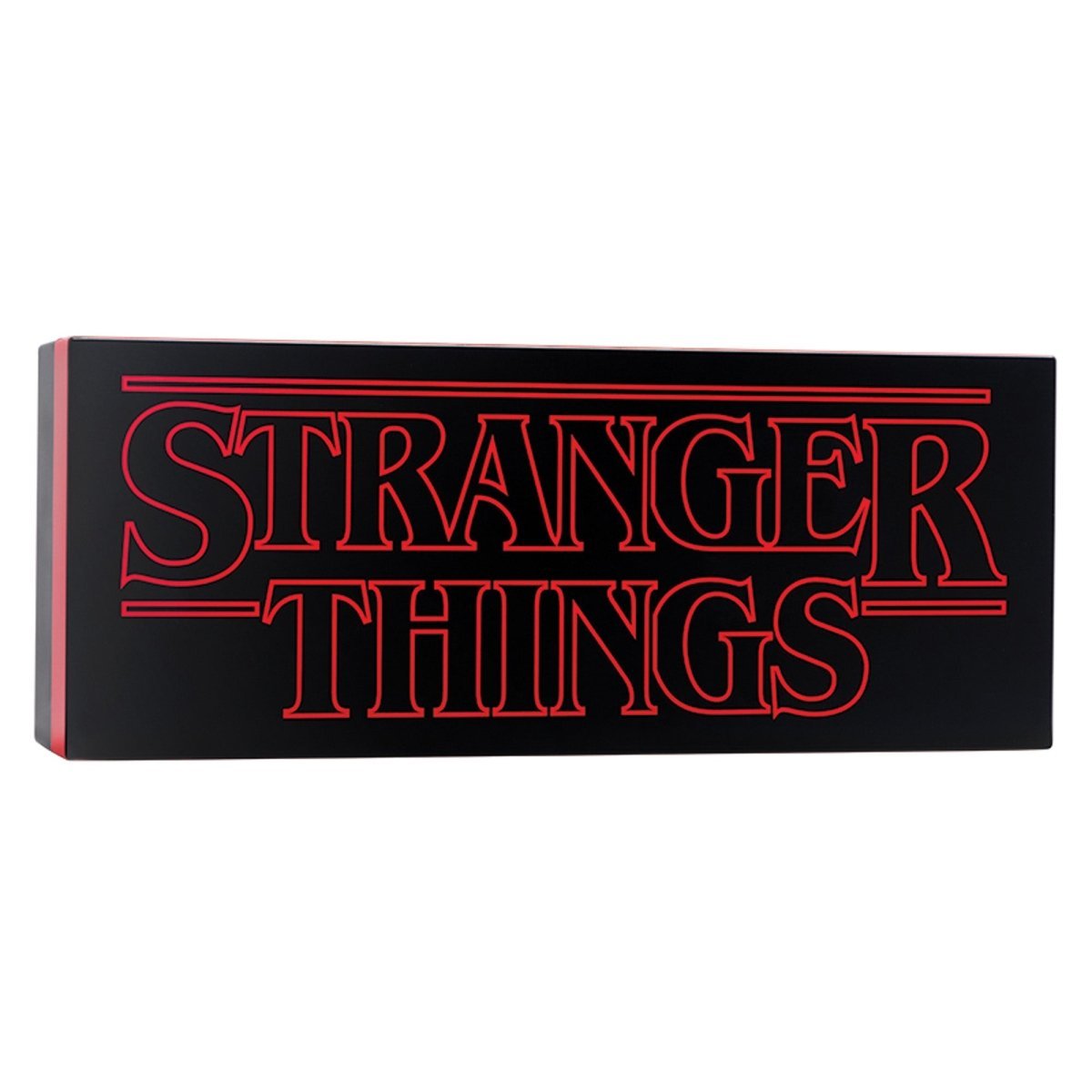 Stranger Things Red Letters Stranger Things Red and Black Logo Light – Party Expert
