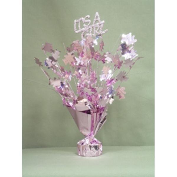 Buy Baby Shower Baby shower pink It's a Girl centerpiece sold at Party Expert