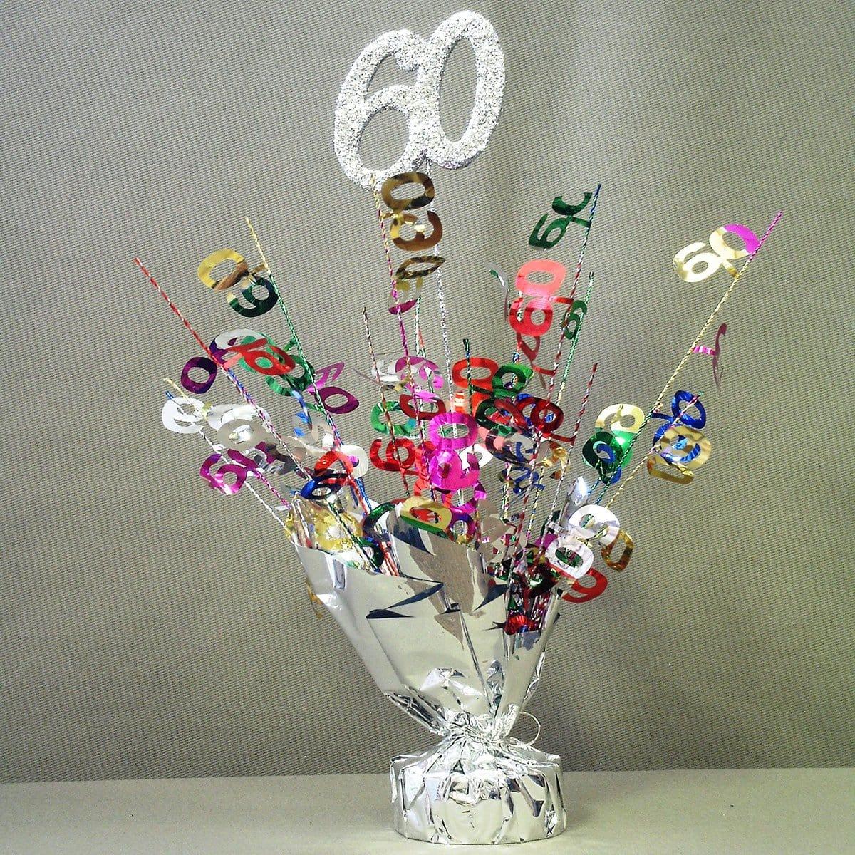 Buy Balloons #60 Silver Balloon Weight / Centerpiece sold at Party Expert