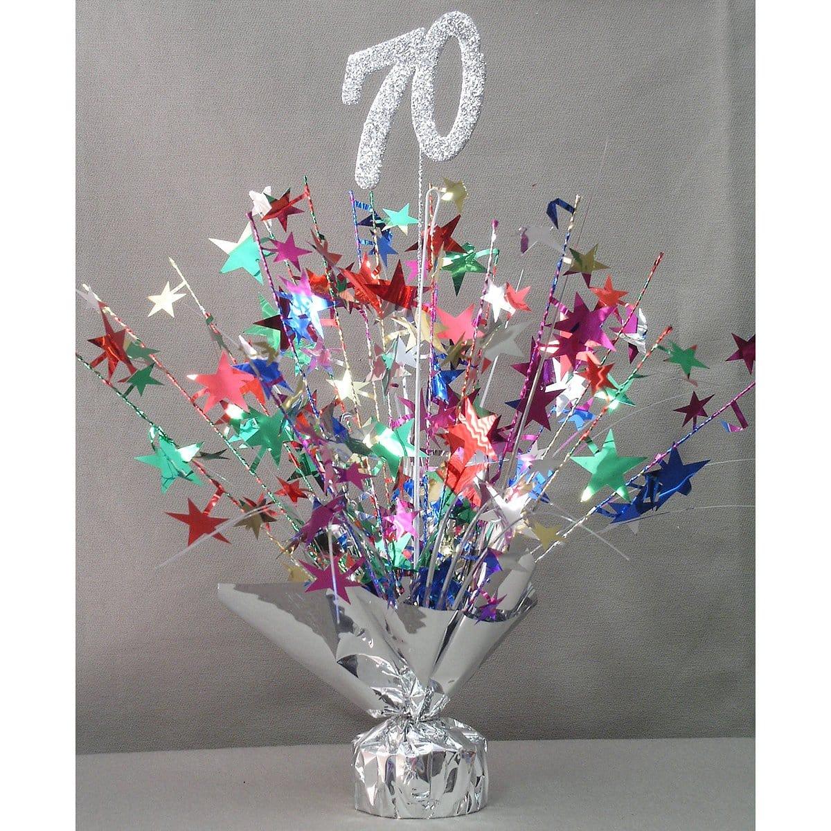 Buy Balloons #70 Silver Balloon Weight / Centerpiece sold at Party Expert