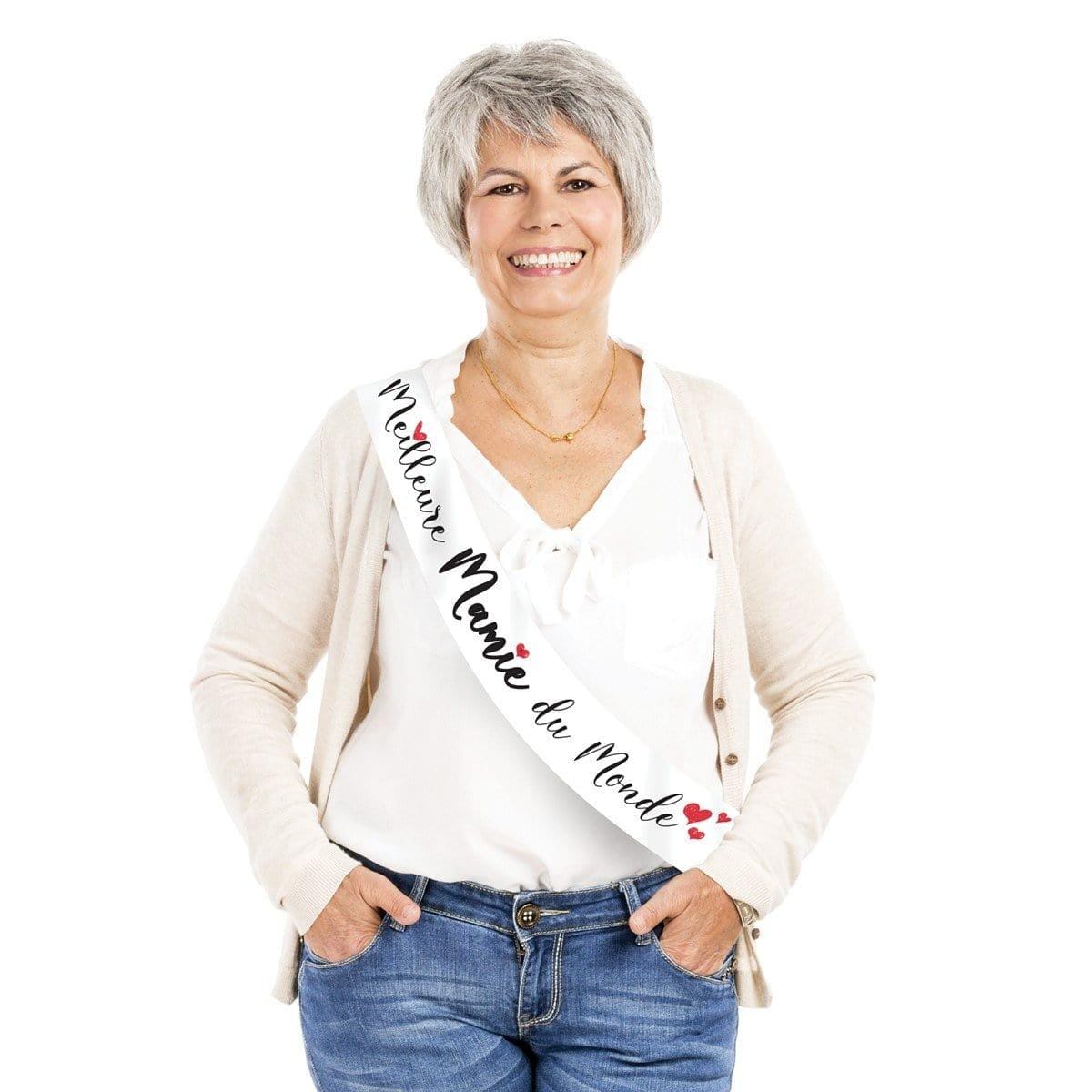 Buy Baby Shower Sash - Meilleure Mamie Au Monde sold at Party Expert