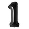 Buy Balloons Black Number 1 Foil Balloon, 34 Inches sold at Party Expert