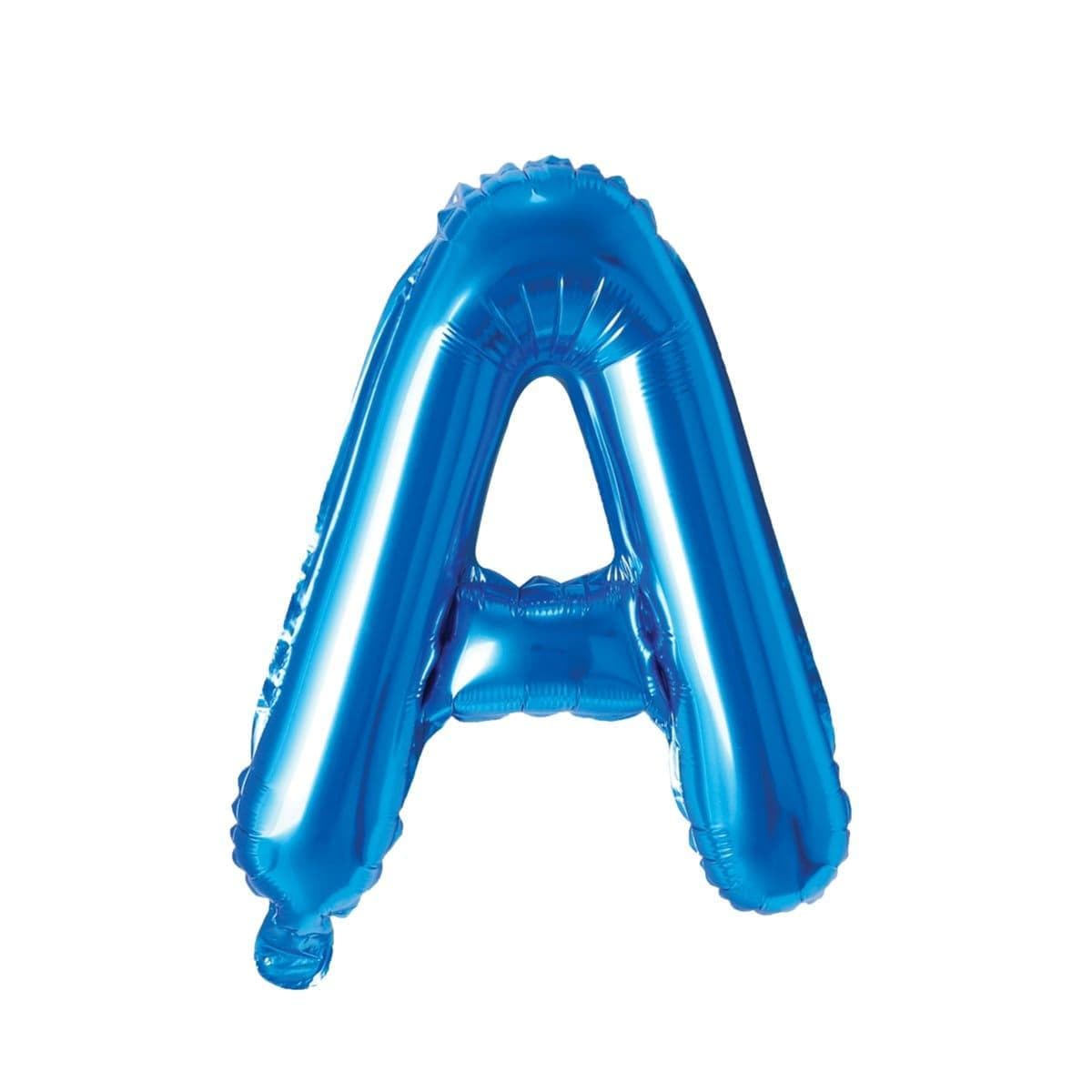 Buy Balloons Blue Letter A Foil Balloon, 16 Inches sold at Party Expert