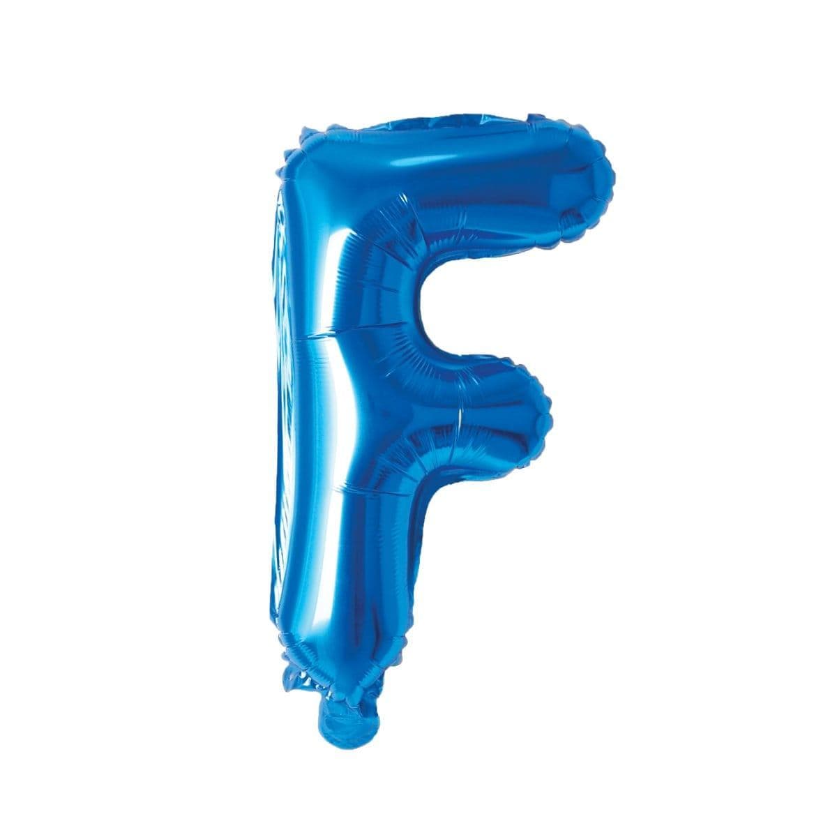 Buy Balloons Blue Letter F Foil Balloon, 16 Inches sold at Party Expert