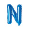 Buy Balloons Blue Letter N Foil Balloon, 16 Inches sold at Party Expert