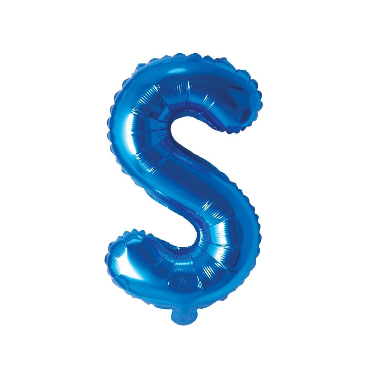 Buy Balloons Blue Letter S Foil Balloon, 16 Inches sold at Party Expert