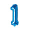Buy Balloons Blue Number 1 Foil Balloon, 16 Inches sold at Party Expert