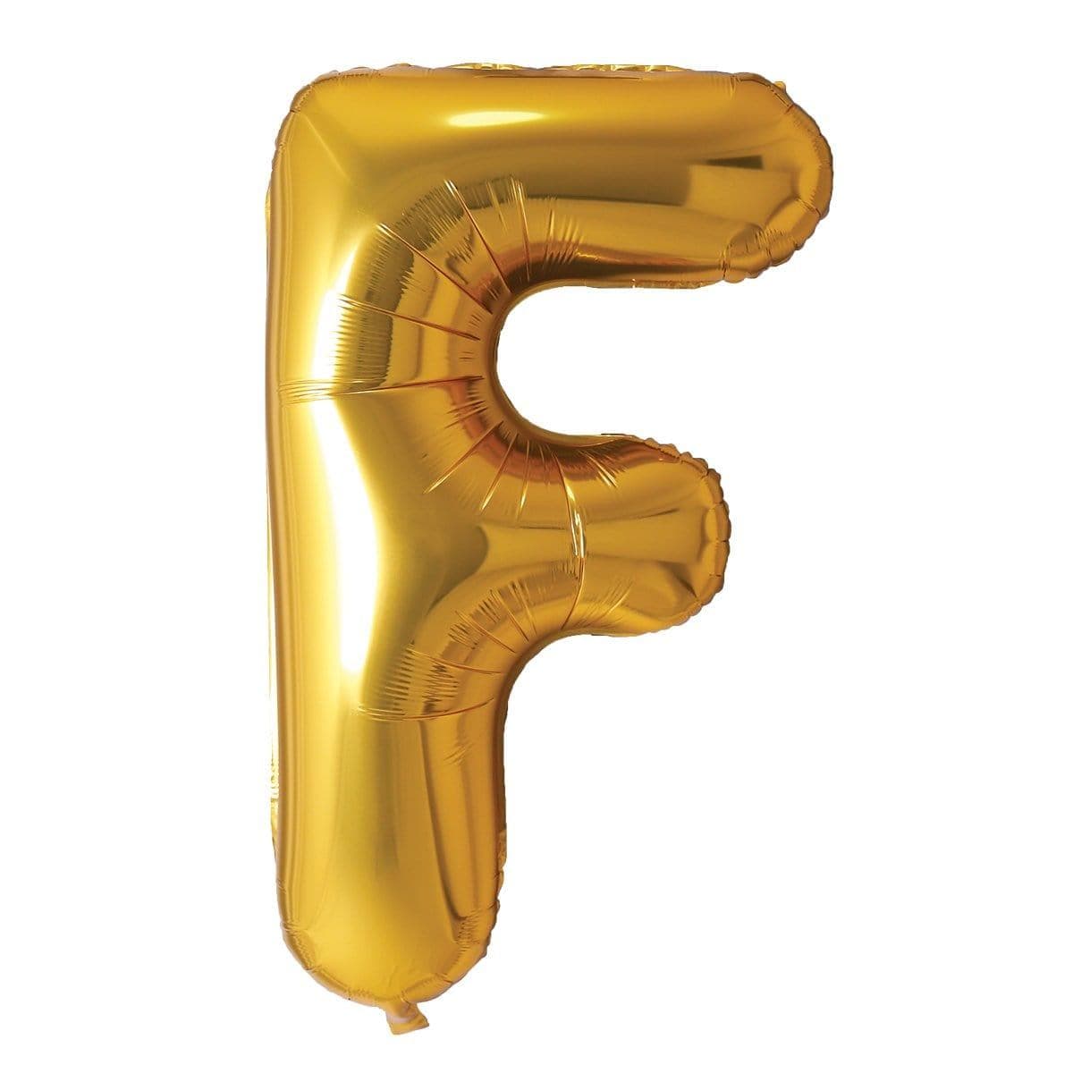 Buy Balloons Gold Letter F Foil Balloon, 34 Inches sold at Party Expert