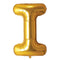 Buy Balloons Gold Letter I Foil Balloon, 34 Inches sold at Party Expert