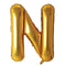 Buy Balloons Gold Letter N Foil Balloon, 34 Inches sold at Party Expert