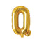 Buy Balloons Gold Letter Q Foil Balloon, 16 Inches sold at Party Expert