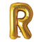 Buy Balloons Gold Letter R Foil Balloon, 34 Inches sold at Party Expert