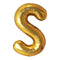Buy Balloons Gold Letter S Foil Balloon, 34 Inches sold at Party Expert