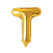 Buy Balloons Gold Letter T Foil Balloon, 16 Inches sold at Party Expert