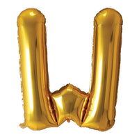 Buy Balloons Gold Letter W Foil Balloon, 34 Inches sold at Party Expert