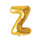 Buy Balloons Gold Letter Z Foil Balloon, 16 Inches sold at Party Expert