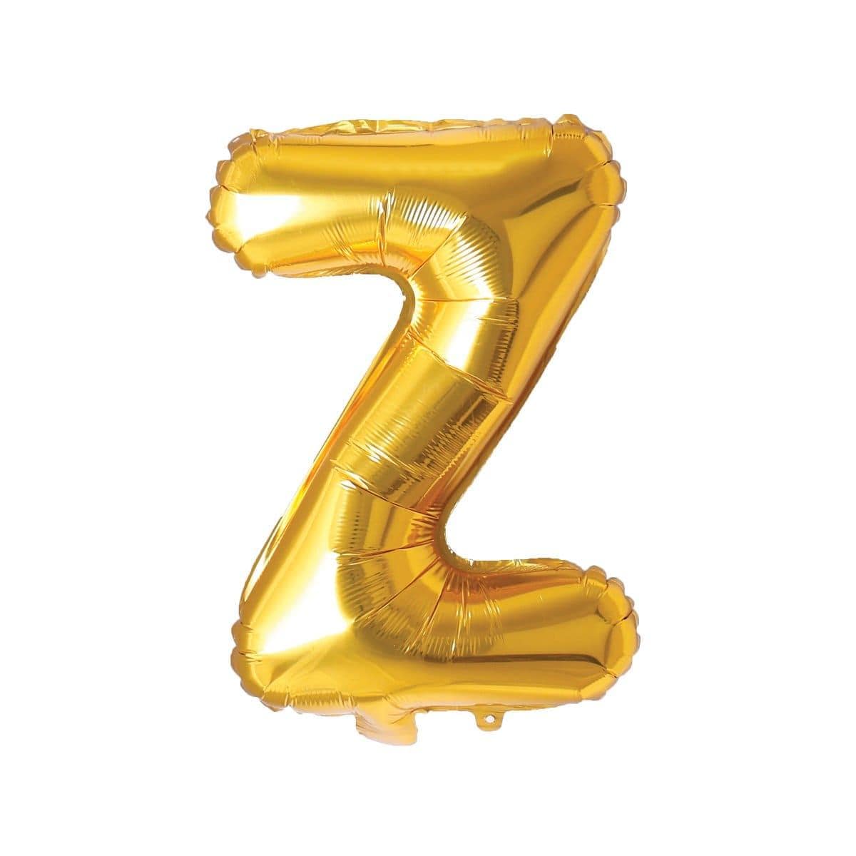 Buy Balloons Gold Letter Z Foil Balloon, 16 Inches sold at Party Expert