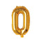 Buy Balloons Gold Number 0 Foil Balloon, 16 Inches sold at Party Expert