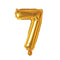 Buy Balloons Gold Number 7 Foil Balloon, 16 Inches sold at Party Expert