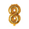 Buy Balloons Gold Number 8 Foil Balloon, 16 Inches sold at Party Expert