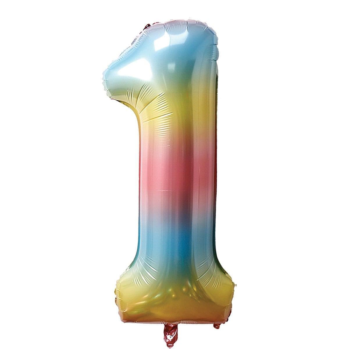 Buy Balloons Jelly Ombre Number 1 Foil Balloon, 34 Inches sold at Party Expert