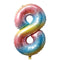 Buy Balloons Jelly Ombre Number 8 Foil Balloon, 34 Inches sold at Party Expert