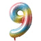 Buy Balloons Jelly Ombre Number 9 Foil Balloon, 34 Inches sold at Party Expert