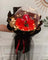 Buy Balloons LED Balloon Rose Bouquet - Red & Black sold at Party Expert