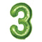 Buy Balloons Lime Green Number 3 Foil Balloon, 34 Inches sold at Party Expert