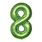 Buy Balloons Lime Green Number 8 Foil Balloon, 34 Inches sold at Party Expert