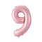Buy Balloons Pastel Pink Number 9 Foil Balloon, 34 Inches sold at Party Expert