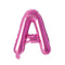 Buy Balloons Pink Letter A Foil Balloon, 16 Inches sold at Party Expert