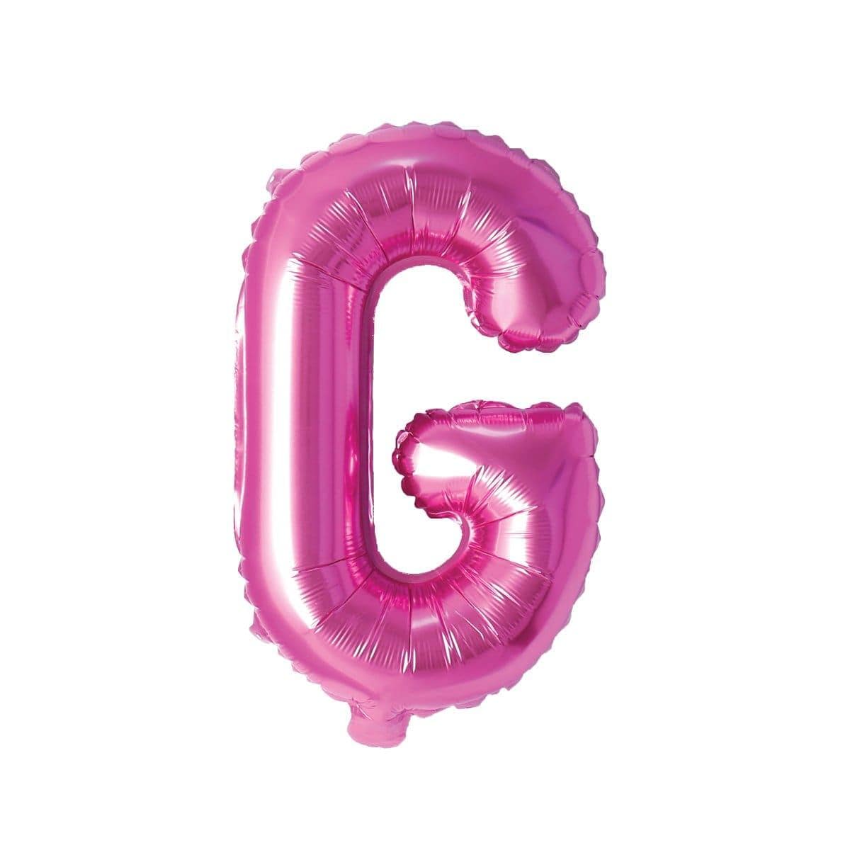Buy Balloons Pink Letter G Foil Balloon, 16 Inches sold at Party Expert