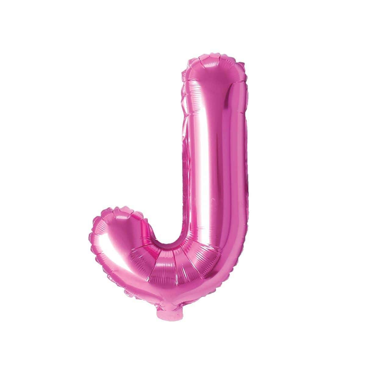 Buy Balloons Pink Letter J Foil Balloon, 16 Inches sold at Party Expert