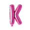 Buy Balloons Pink Letter K Foil Balloon, 16 Inches sold at Party Expert