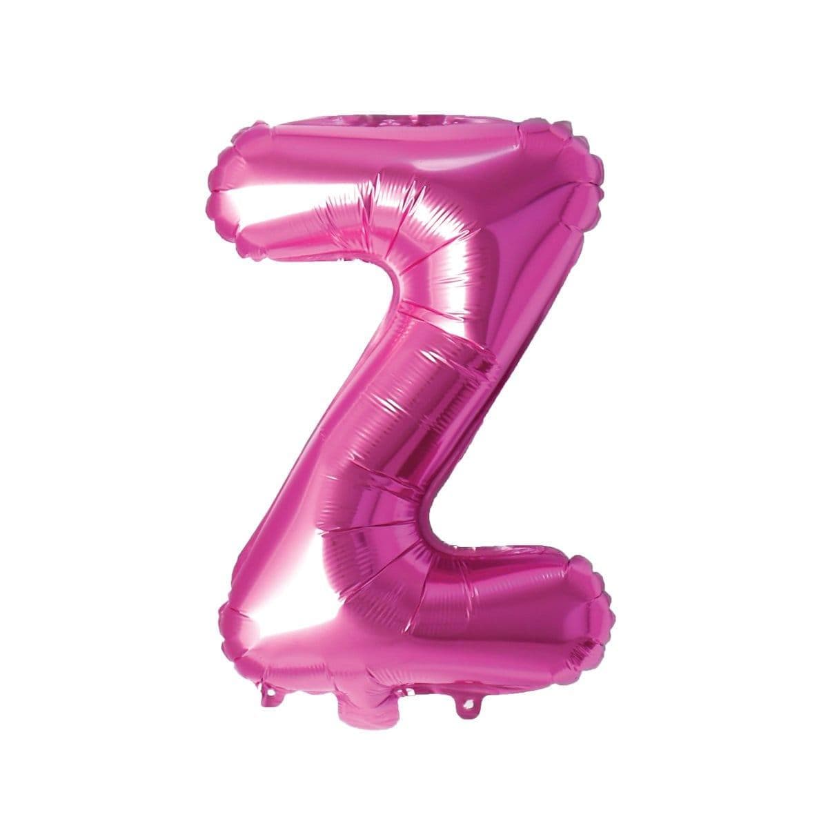 Buy Balloons Pink Letter Z Foil Balloon, 16 Inches sold at Party Expert