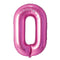 Buy Balloons Pink Number 0 Foil Balloon, 34 Inches sold at Party Expert