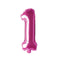 Buy Balloons Pink Number 1 Foil Balloon, 16 Inches sold at Party Expert