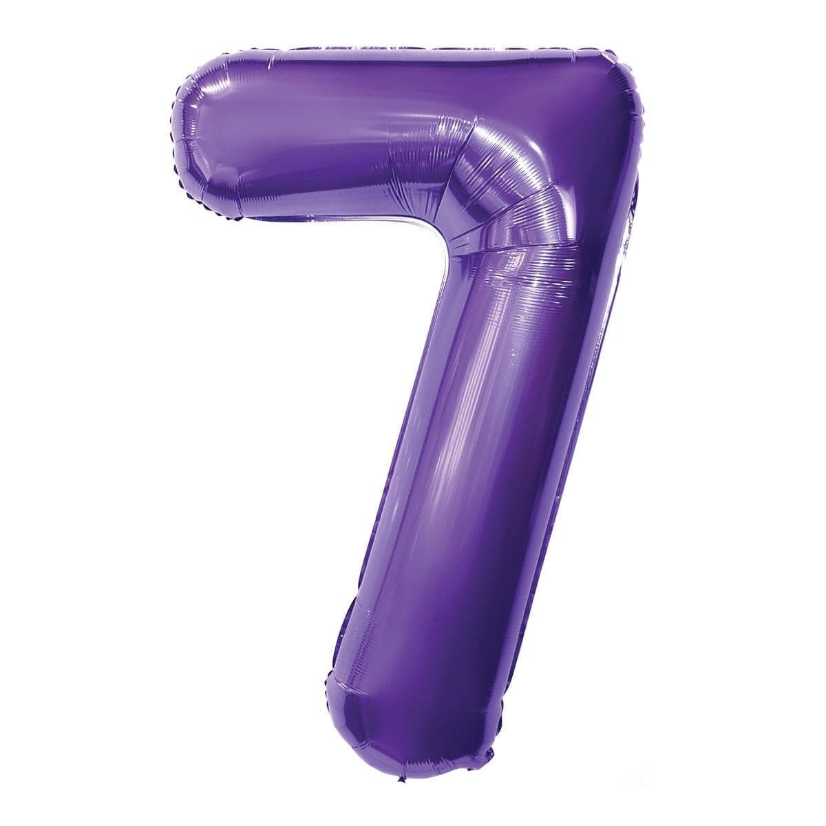 Buy Balloons Purple Number 7 Foil Balloon, 34 Inches sold at Party Expert