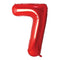 Buy Balloons Red Number 7 Foil Balloon, 34 Inches sold at Party Expert