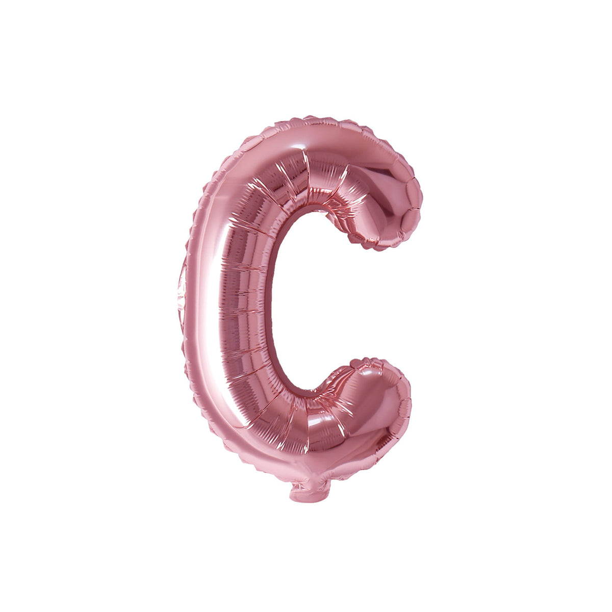 PARTY EXPERT Balloons Rose Gold Letter C Foil Balloon, 16 Inches, 1 Count 810064194214