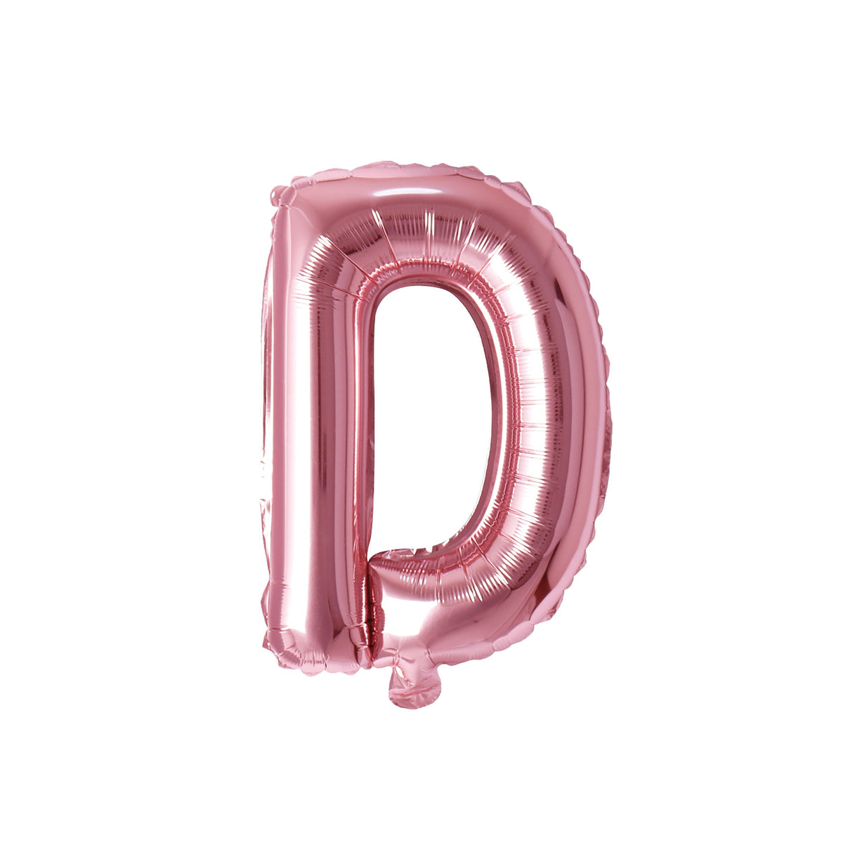 PARTY EXPERT Balloons Rose Gold Letter D Foil Balloon, 16 Inches, 1 Count 810064194221